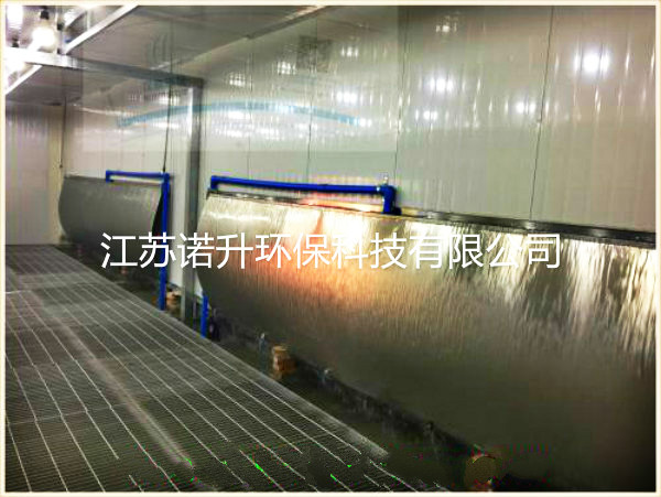 噴漆室的供風(fēng)、排風(fēng)方式等配套裝置。